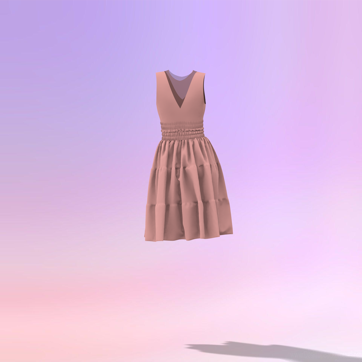 Sleek Sensation Customized Dress - CDSS002 (Stitching Service)