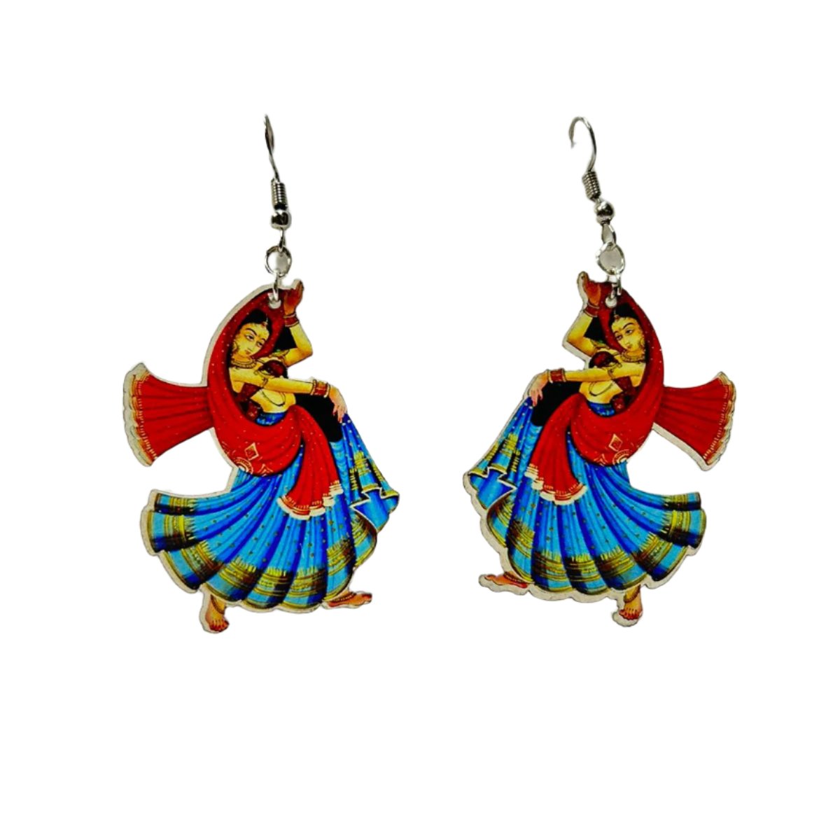 Sparkling Glam - Navaratri Earrings: NER009