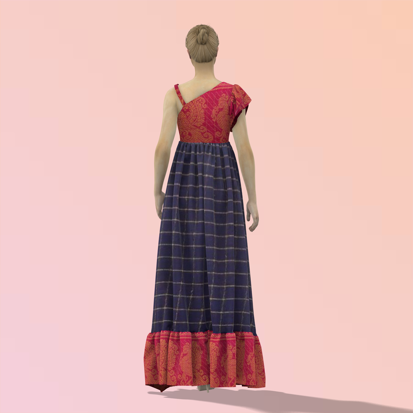 Regal Rhapsody Customized Dress - CDSS018 (Stitching Service)