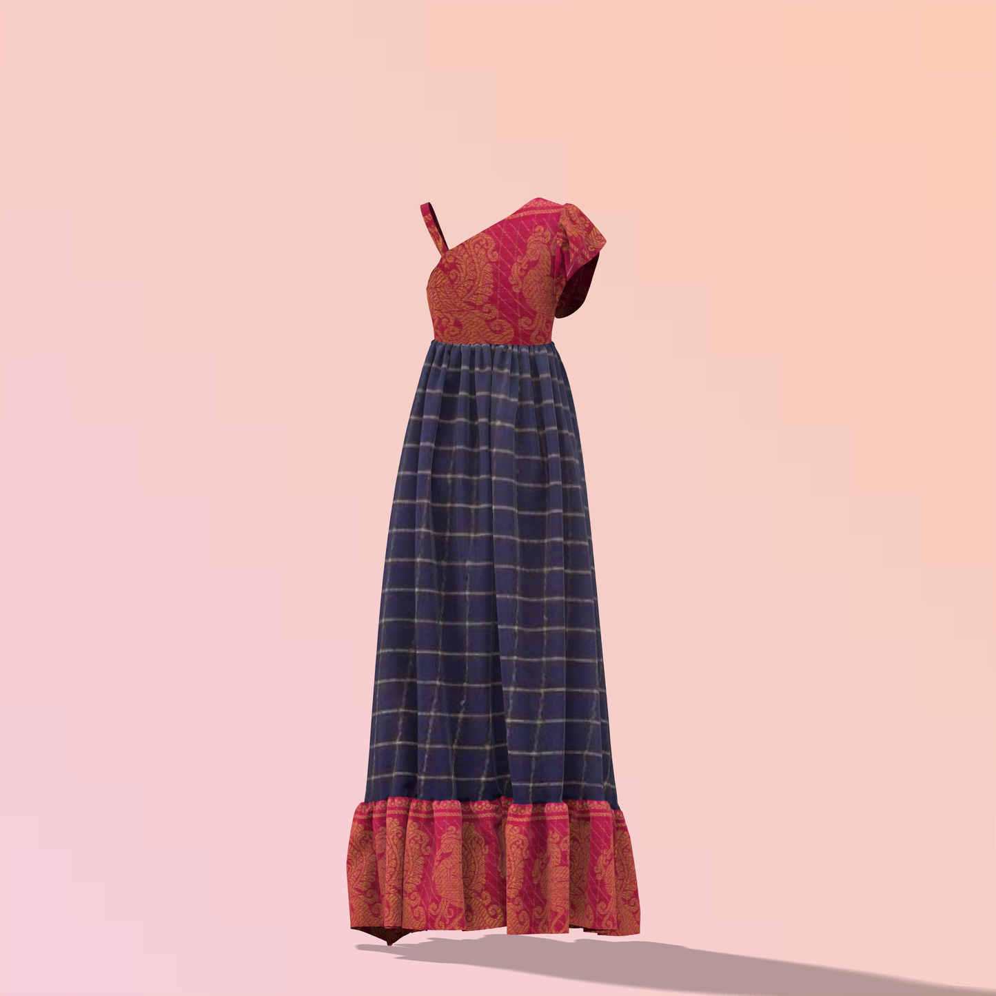 Regal Rhapsody Customized Dress - CDSS018 (Stitching Service)