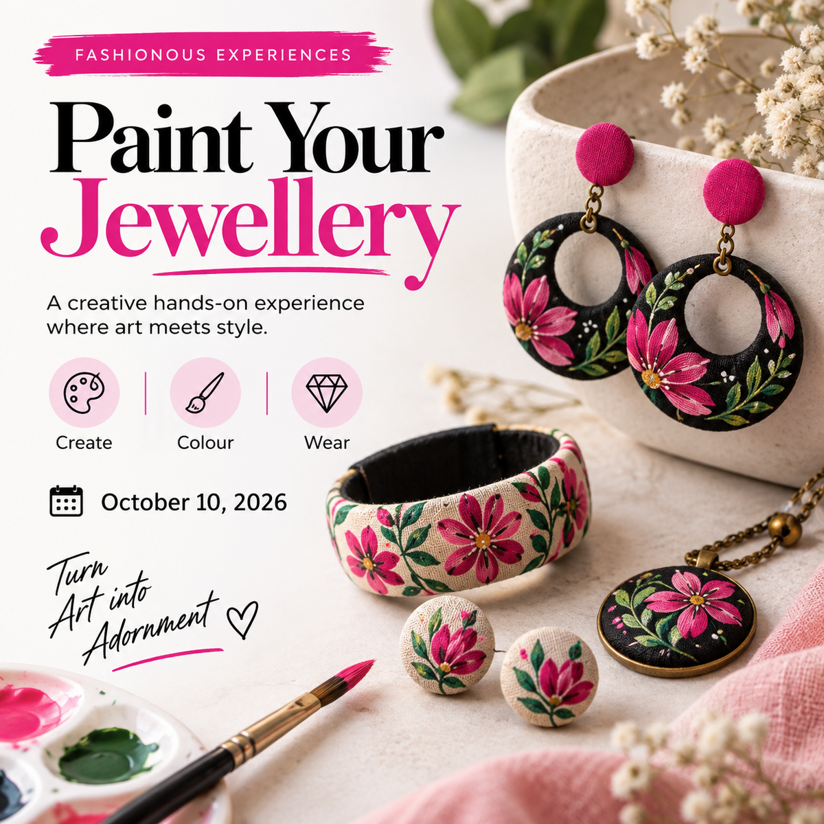 PAINT YOUR JEWELLERY - Create. Colour. Wear.
