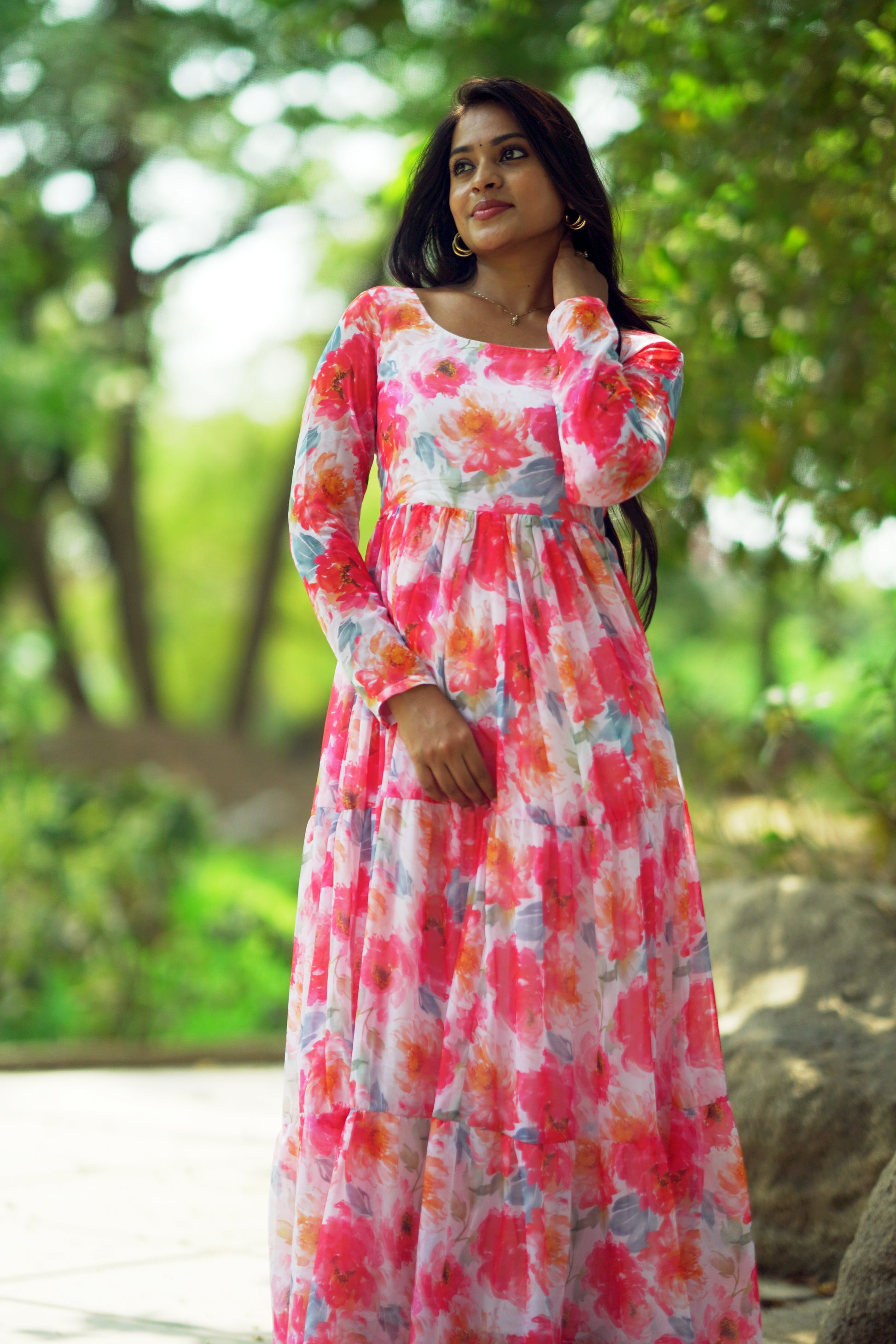 Layered Panache Readymade Dress - EWLD002 Fashionous Layered Panache Readymade Dress - EWLD002 Fashionous
