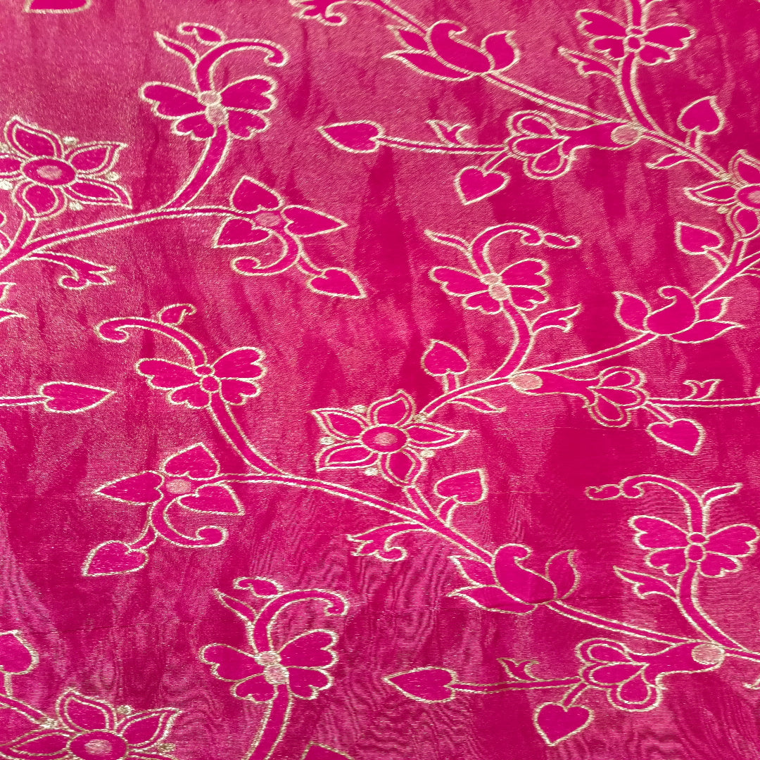 pink banarasi silk 
