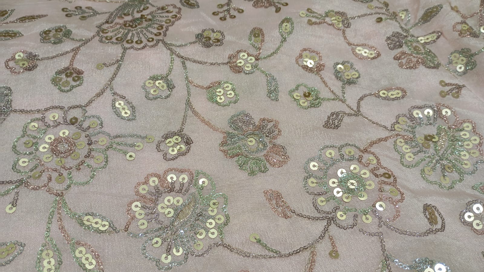 Multi Pink Suncrepe sequins