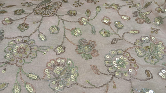 Multi Pink Suncrepe sequins