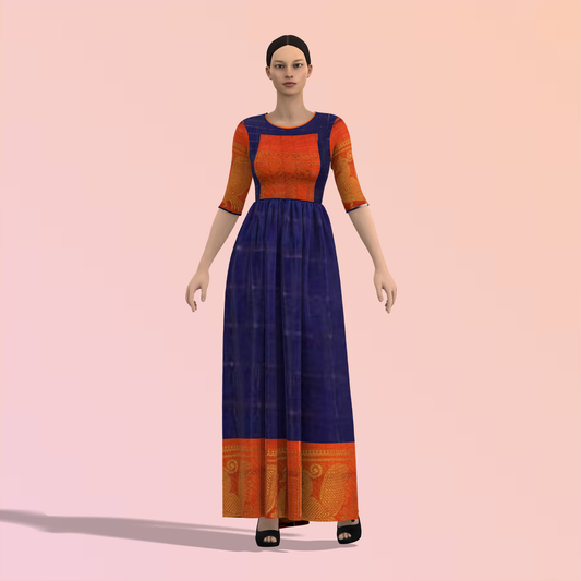 Ethereal Elegance Customized Dress - CDSS004 (Stitching Service)
