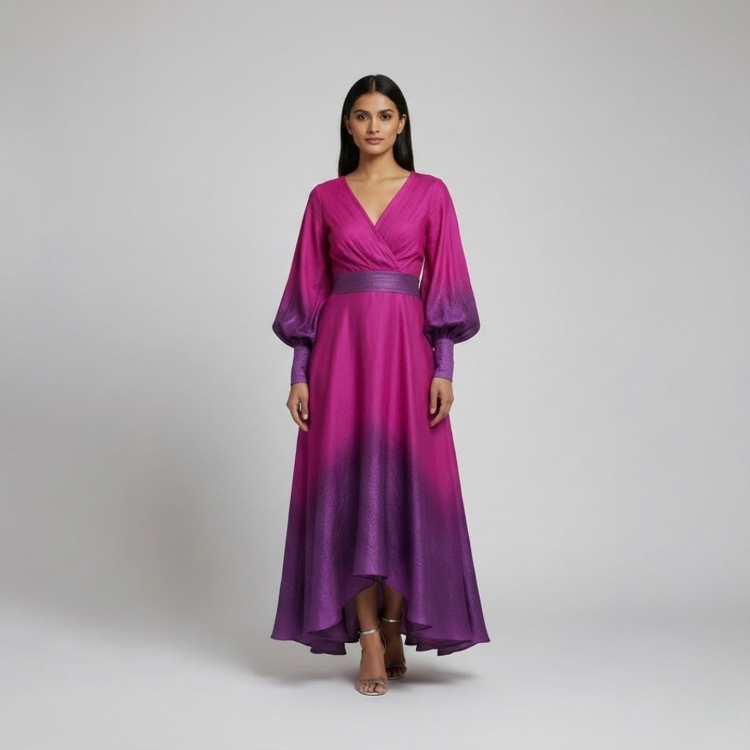 The Twilight Gradient Western Dress