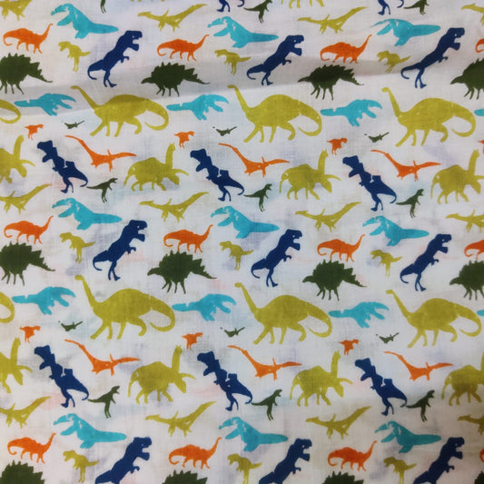 Tiny Roars Cotton Fabric