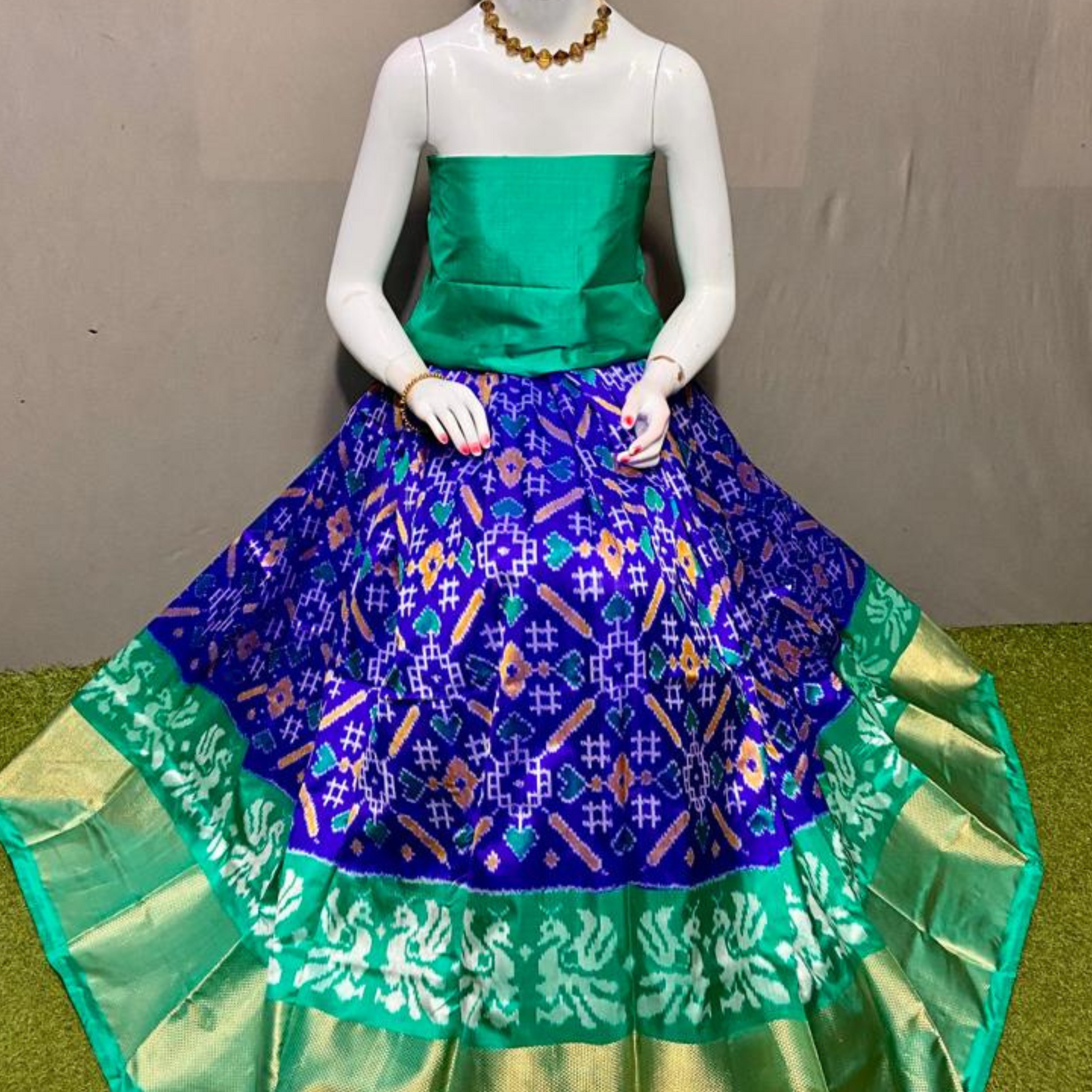 Ikkat 2025 silk lehengas