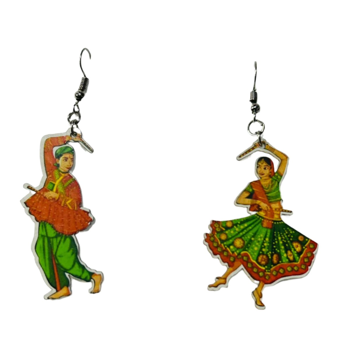 Sparkling Glam - Navaratri Earrings: NER006