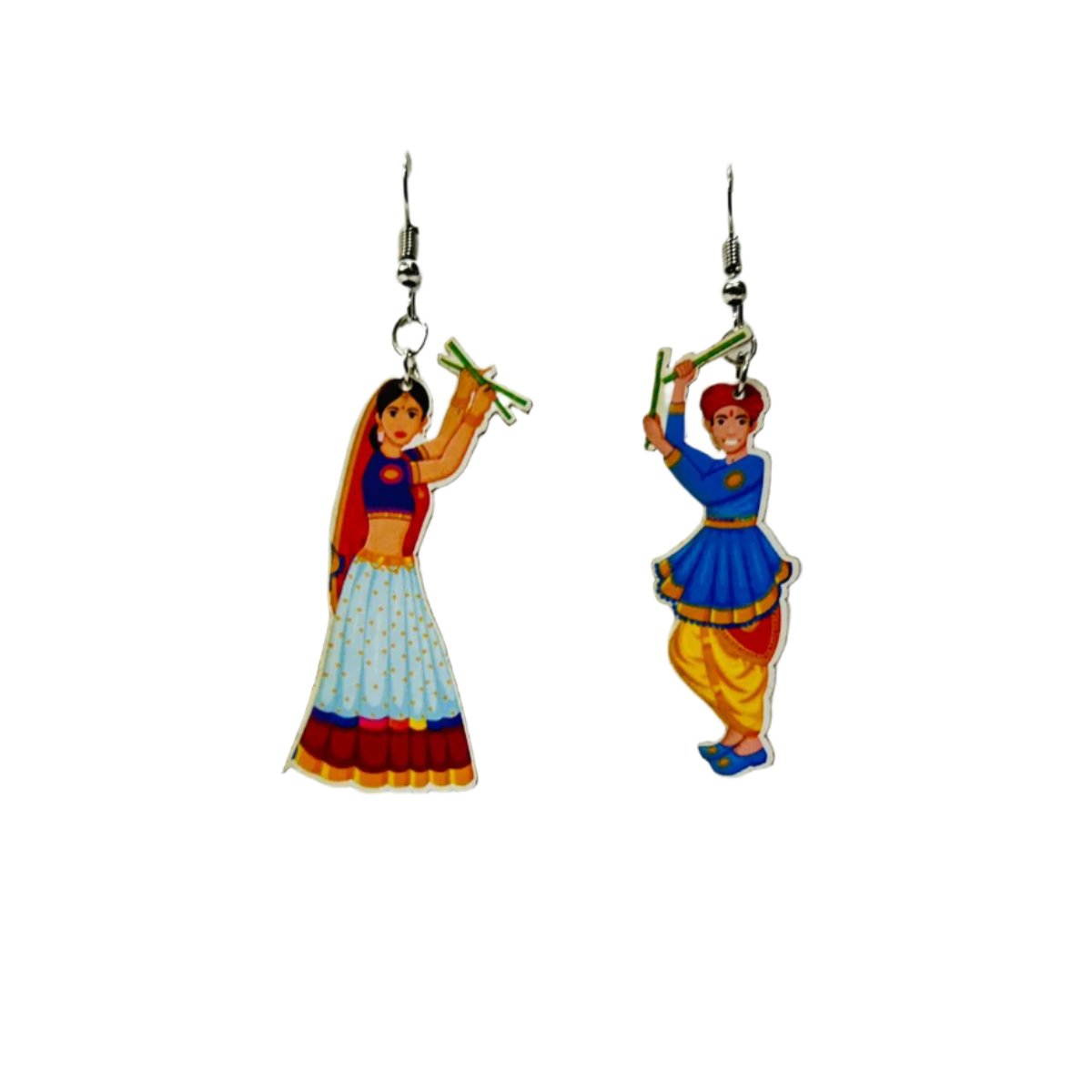 Sparkling Glam - Navaratri Earrings: NER007