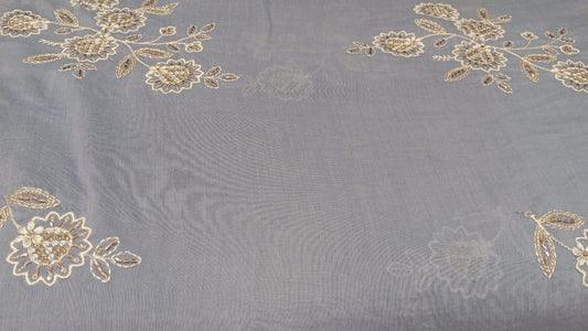 Pastel Blue Chanderi Cotton