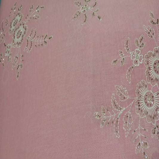 Pink Chanderi Cotton