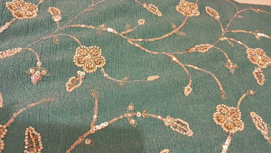 Teal Blue Tissue Crush