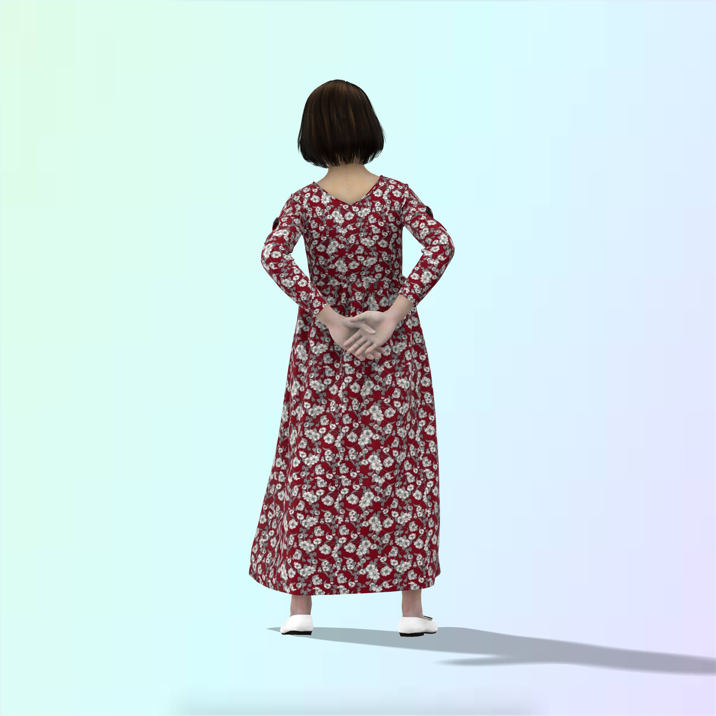 Mommy's Mini Slit Gathered Mom-Daughter Combo Dress - MDC004 (Stitching Service)