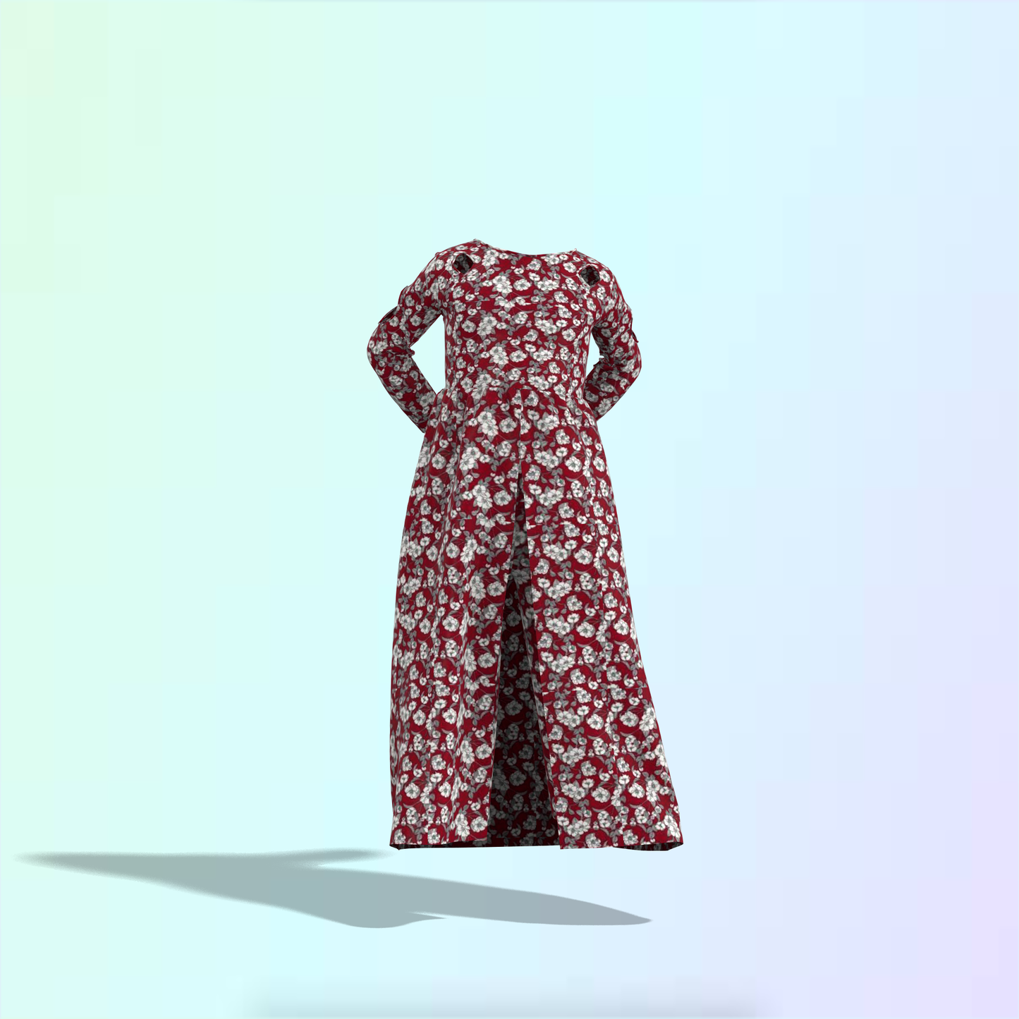 Mommy's Mini Slit Gathered Mom-Daughter Combo Dress - MDC004 (Stitching Service)