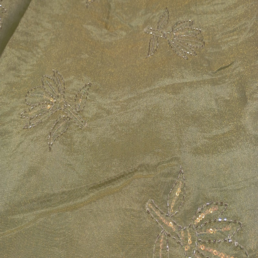 Green Tissue Silk
