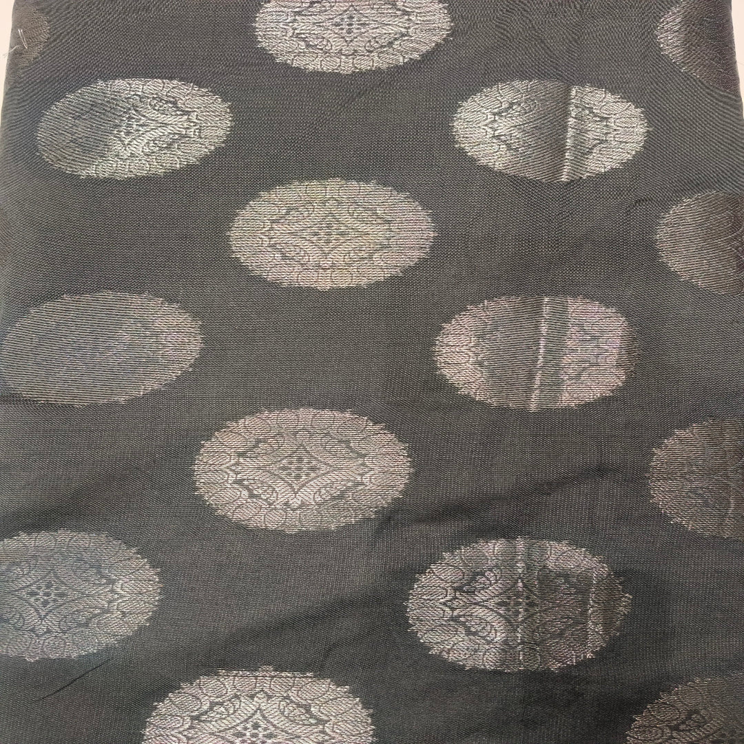 grey banaras zari 