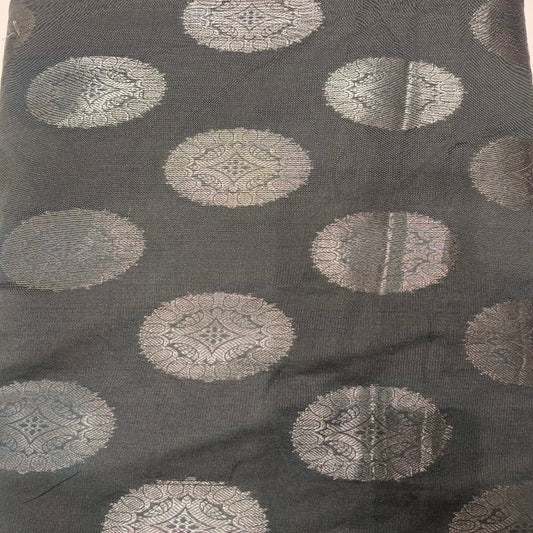 grey banaras zari 