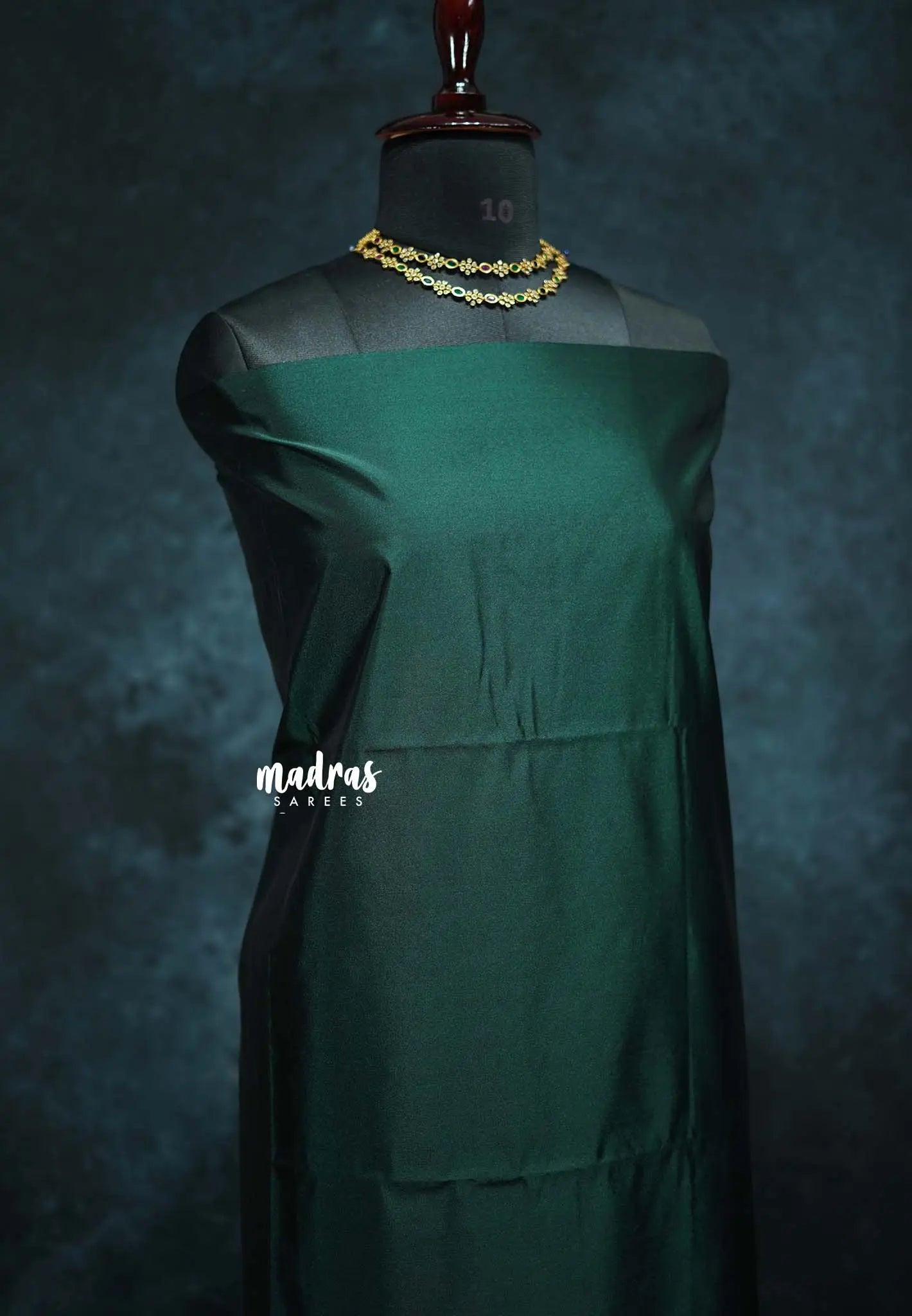 Deep Green - Hamsavalli – Soft Silk Cotton Elegance saree with temple weaving rich pallu