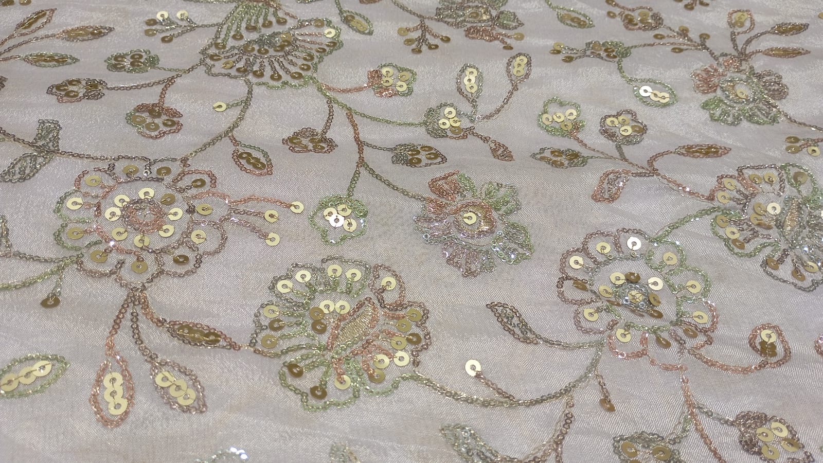 Lavender Multi Suncrepe sequins