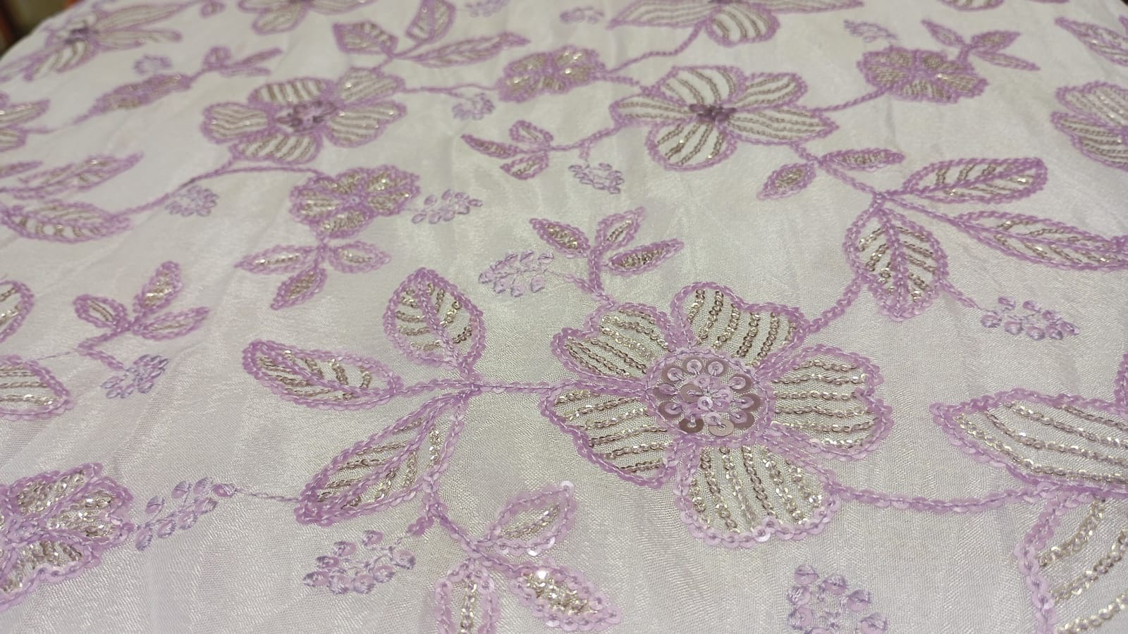 Lilac Suncrepe sequins