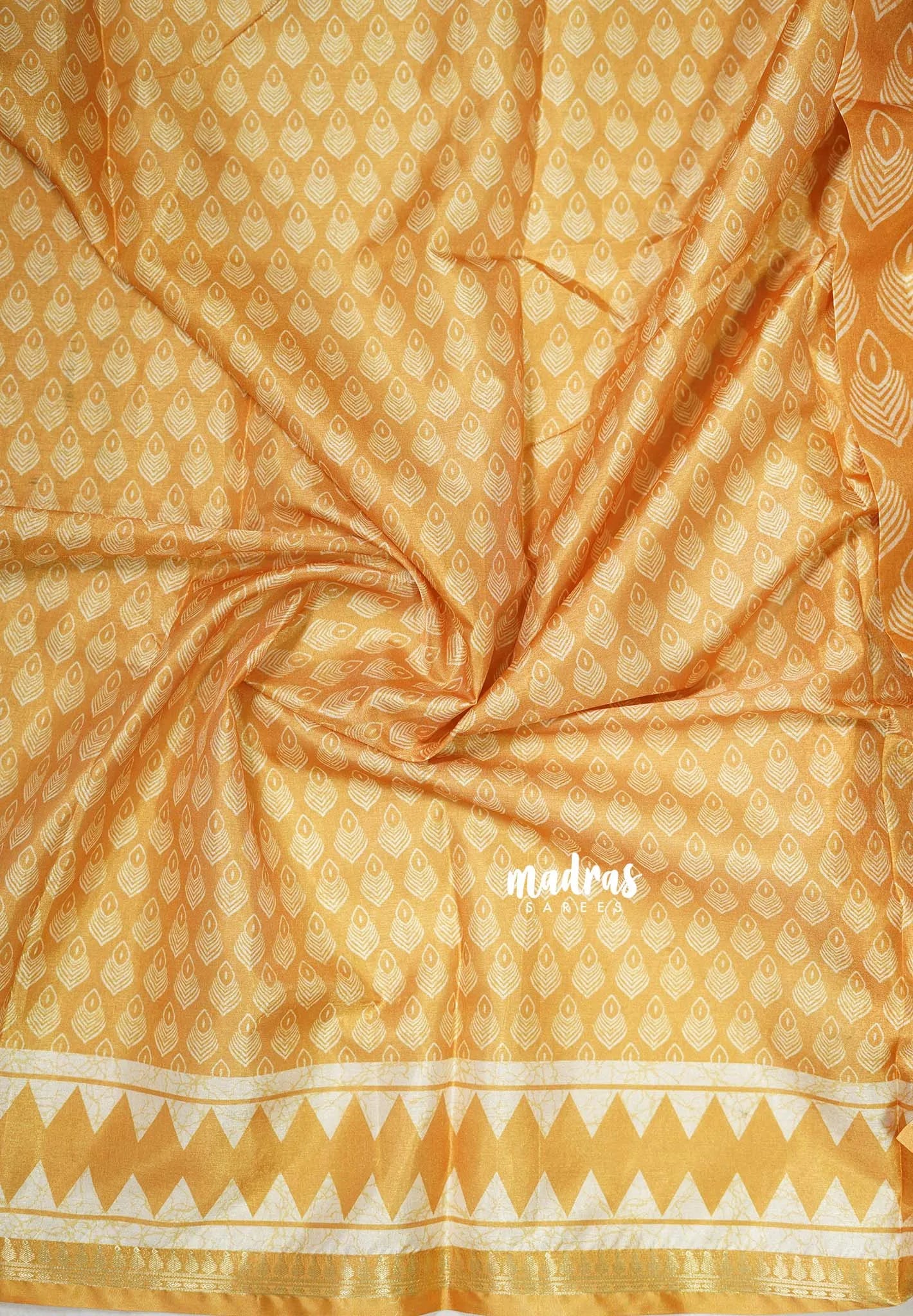 Design 5 Mustard Glow - Ananya - Soft Mangalore Silk cotton Saree with Tiny Zari Border - Best for Office Wear