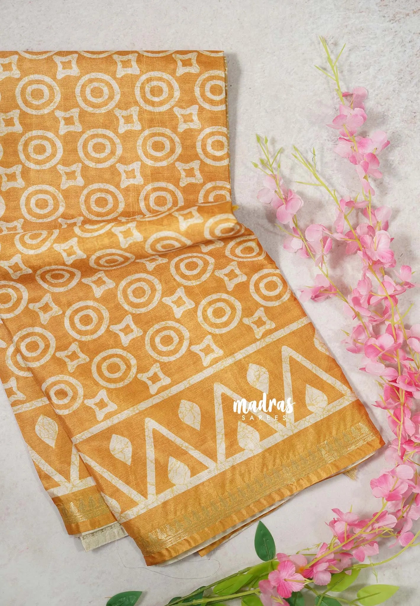 Design 6 Mustard Glow - Ananya - Soft Mangalore Silk  cotton Saree with Tiny Zari Border - Best for Office Wear