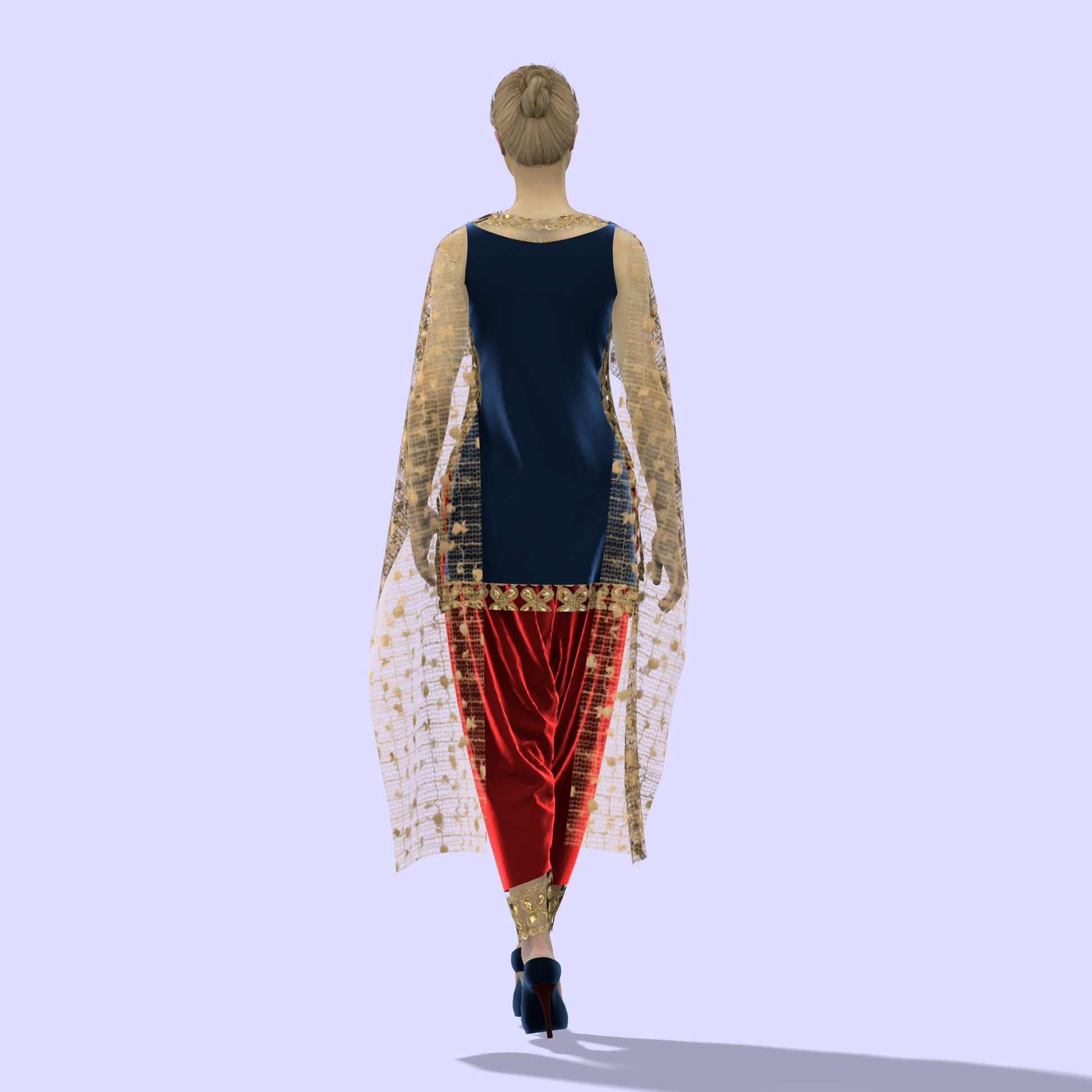 Timeless Textures Customized Salwar Kameez CST013 Stitching Service