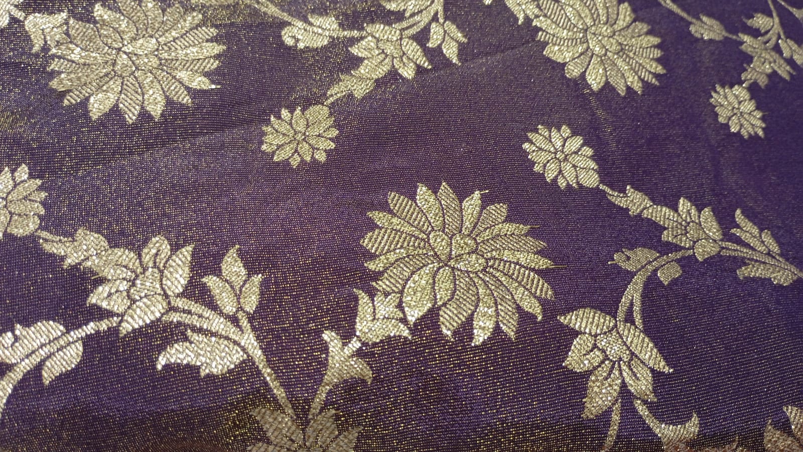 Purple Banarasi Silk Banarasi