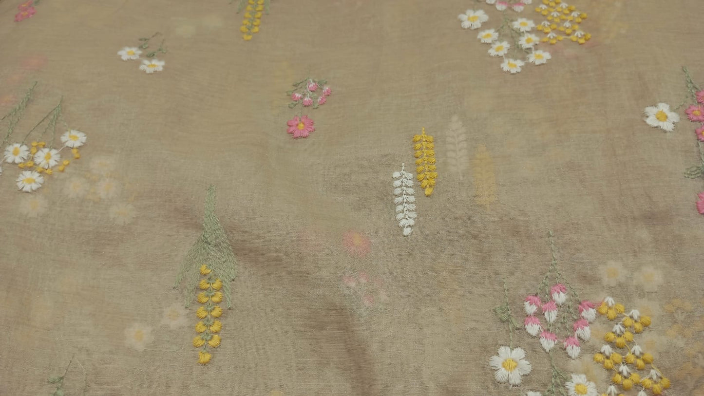 Sandal Chanderi Embroidery