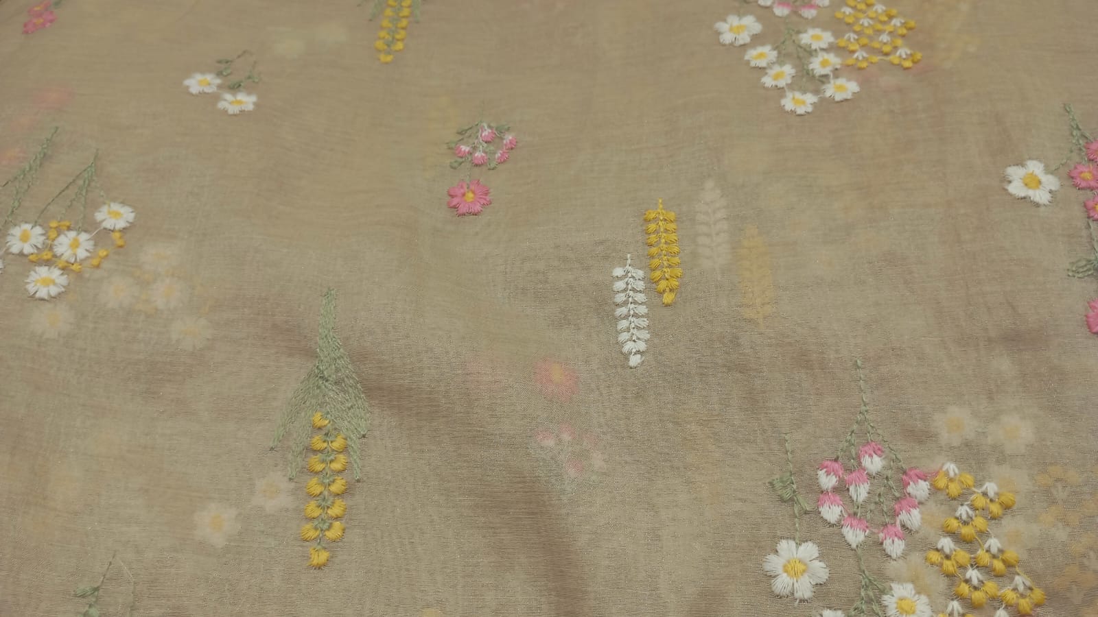 Sandal Chanderi Embroidery