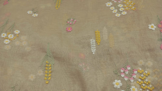 Sandal Chanderi Embroidery