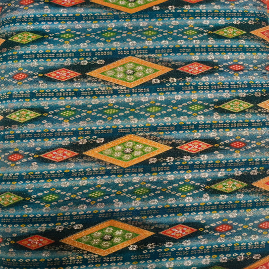 sky blue soft tussar 
