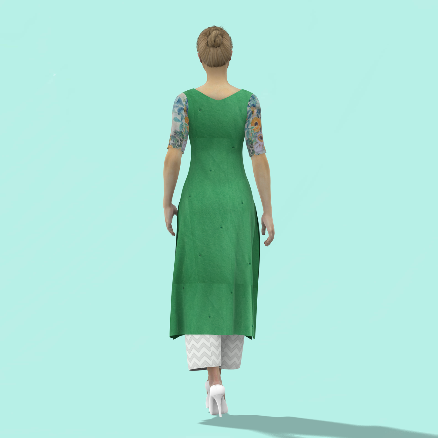 Customised Women's Kurta_CWKU001