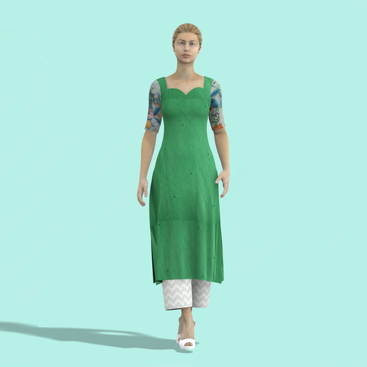 Customised Women's Kurta_CWKU001