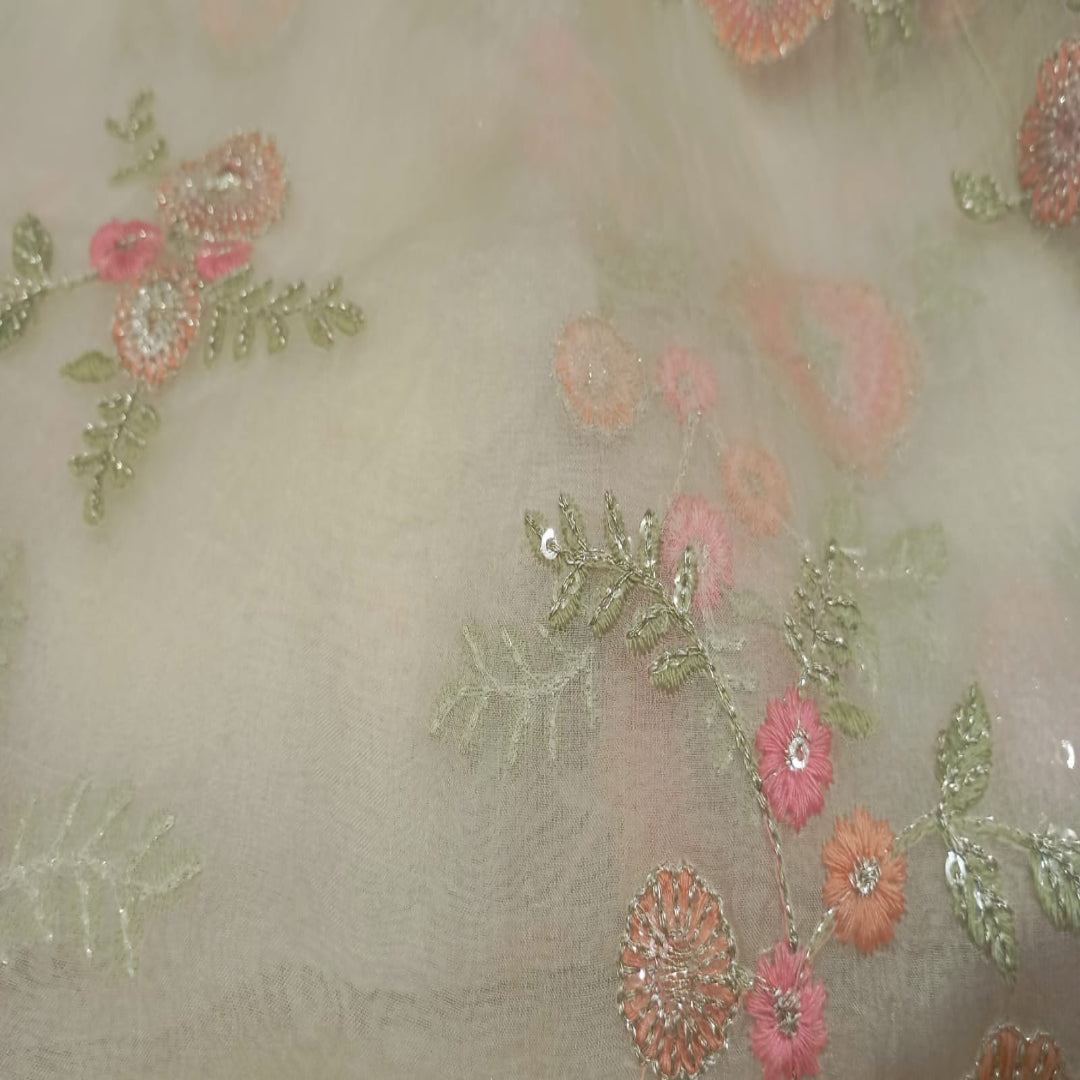 Sandal Tissue Embroidery