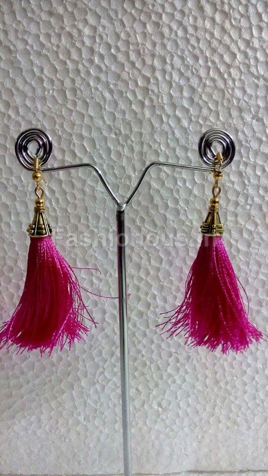 Pink Thread hangings