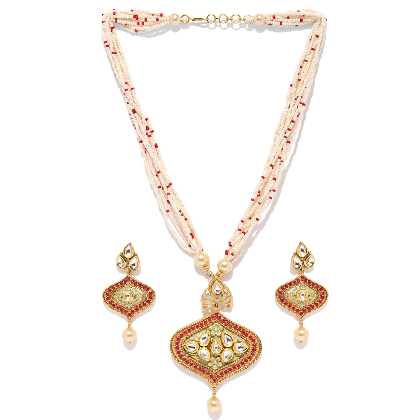 Alluring Kundan Necklace Set