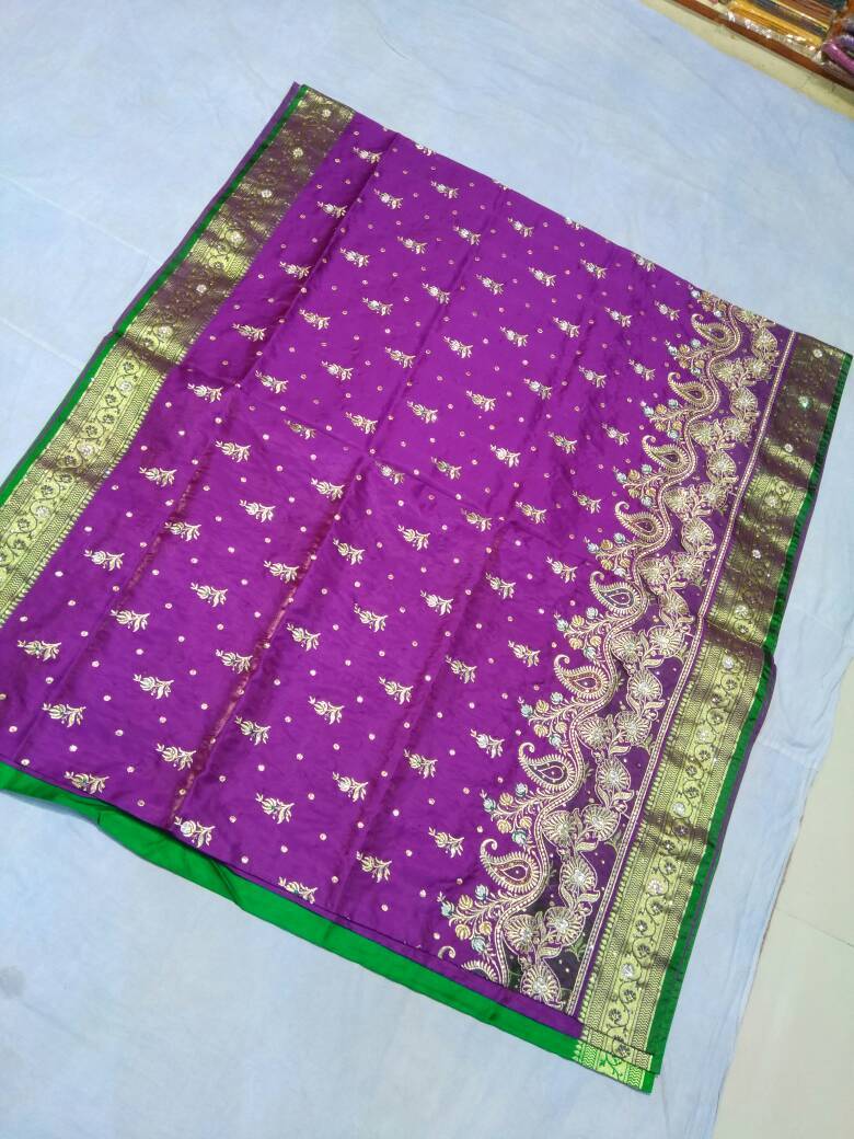 Banarasi Shalu Paithani Saree-Design PS192