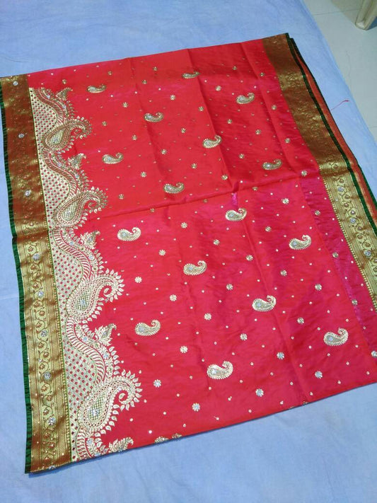 Banarasi Shalu Paithani Saree-Design PS194