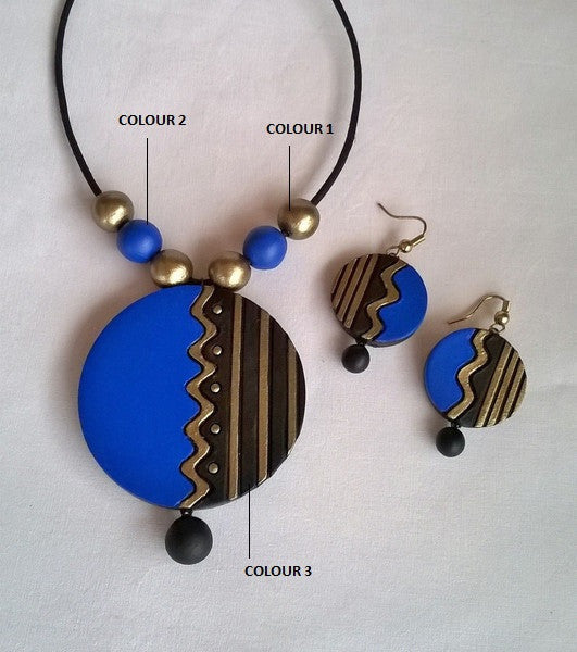 Black & Blue Round set