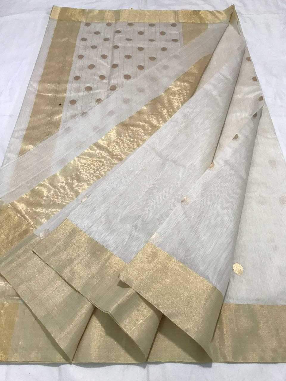 Chanderi Silk Saree- CSH006