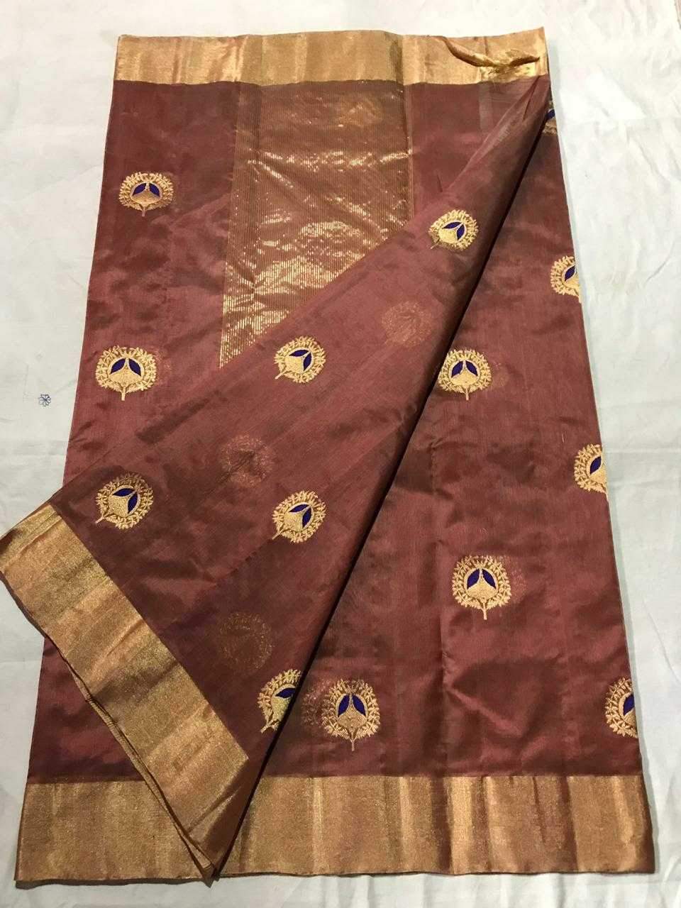 Chanderi Silk Saree- CSH008