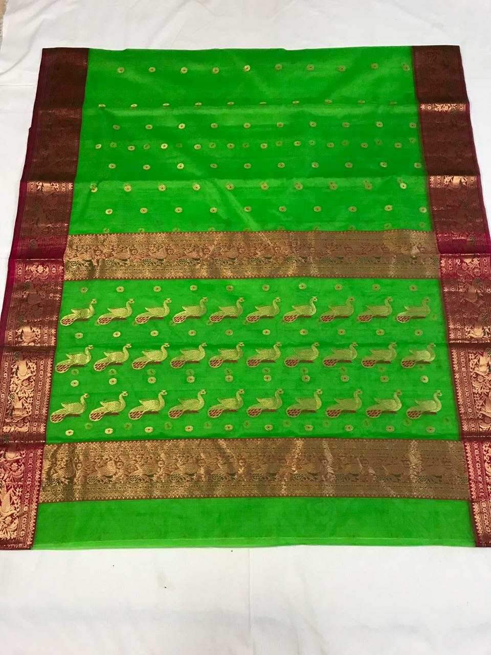 Chanderi Silk Saree- CSH009