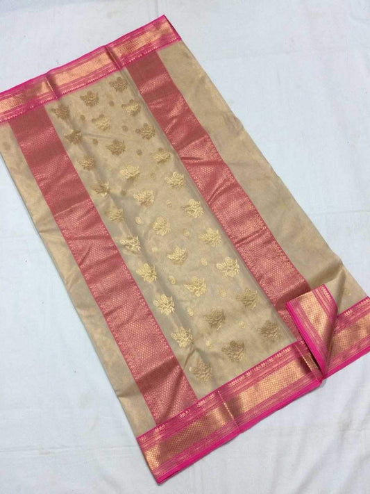 Chanderi Silk Saree- CSH015