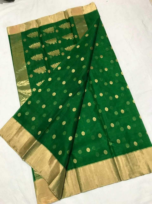 Chanderi Silk Saree- CSH028
