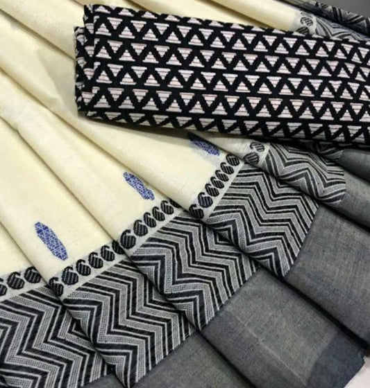 Chettinad Saree with Fancy Border- CS212