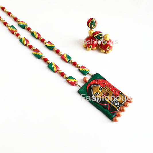Damini and A Rajasthani girl Art Jewellery-Iksha_AJ_005