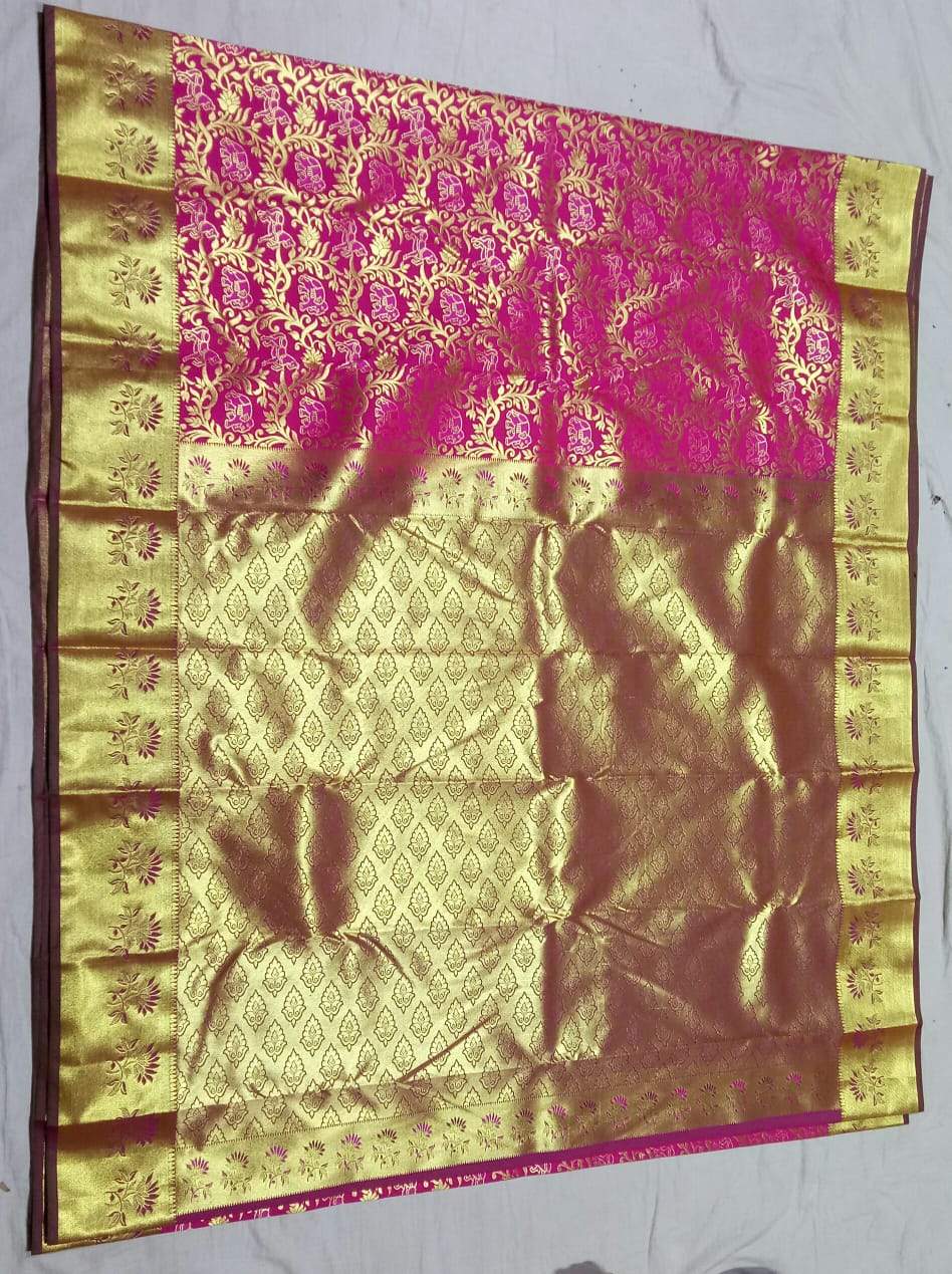 Full Golden Work Paithani Silk Saree-Design PS171